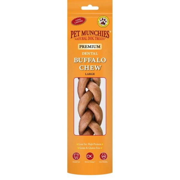 Pet Munchies Large Buffalo Dental Chews