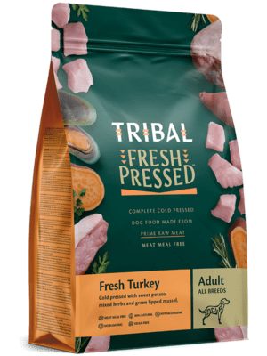 Tribal Fresh Pressed Dog Adult Turkey 12kg