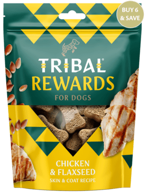 Tribal Rewards Chicken & Flaxseed Dog Biscuits 125g