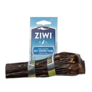 The ZiwiPeak Venison Shank Bone is a long-lasting and delicious deer treat for dogs. A natural and healthy dog chew which reps oral healthcare benefits.