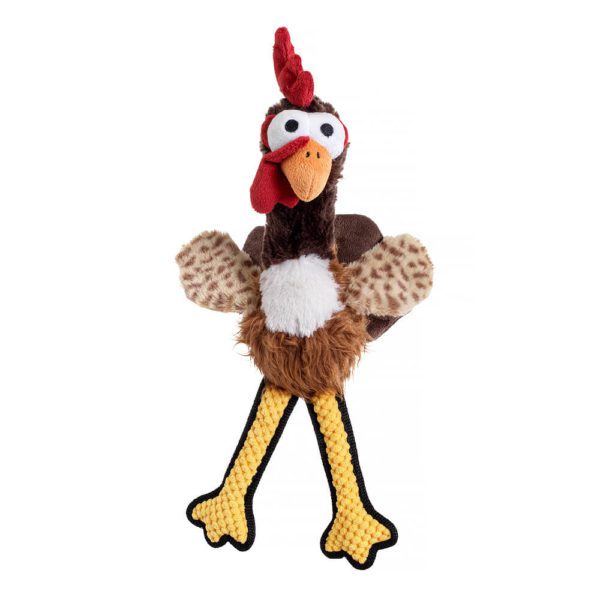 house of paws fluffy turkey dog toy